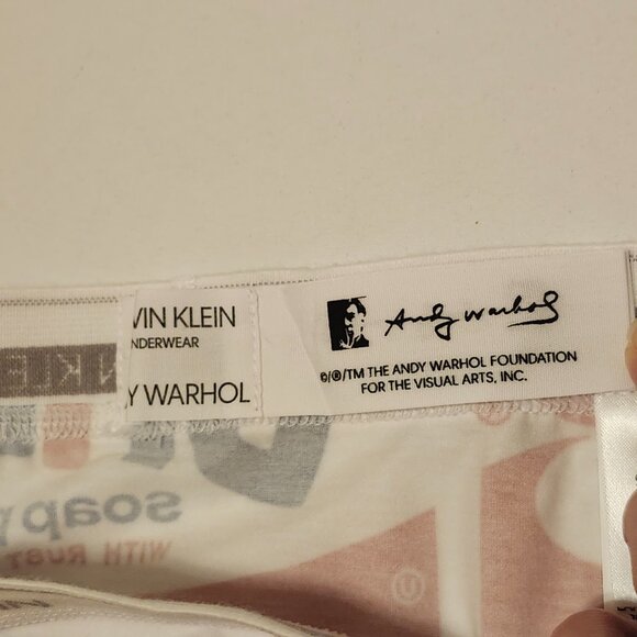 LIMITED EDITION Calvin Klein Andy Warhol Bikini Briefs Woman's Size Small BNIP - Picture 8 of 8